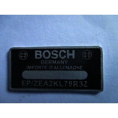 Маркировочная таблиц Bosch GBH 11 DE оригинал 160111A3H3