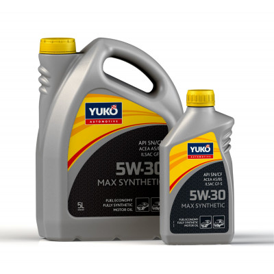 Масло YUKO MAX SYNTHETIC 5W-30 SAE API SN 20л oilbox