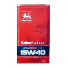 Масло Wolver Turbo Evolution 15W-40 (API CI-4/SL ACEA A3/B4 E7) 5л