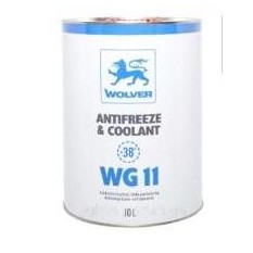 Антифриз Wolver Coolant Ready to Use WG11 (синий, до -38 С) 10 л