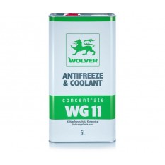 Антифриз Wolver WG11 (зеленый, до -38 С) 5 л