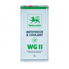 Антифриз Wolver Coolant Ready to Use WG11 (зеленый, до -38 С) 5 л