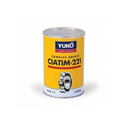 Смазка YUKO ЦИАТИМ-221 NLGI 1/2 (-60 С...+150 С) 0,8 кг ж/банка