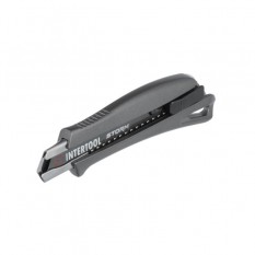 Нож сегментный 18мм алюминиевая рукоятка металлическая направляющая Storm INTERTOOL HT-0534