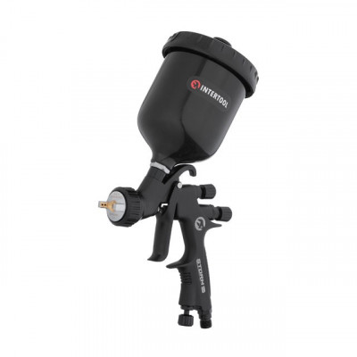 Краскопульт пневматичний HVLP BLACK M-DIAMOND професійний форсунка 1.4мм STORM INTERTOOL PT-0