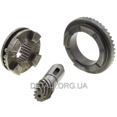 Ведомая+ведущая+муфта перфоратора BAUTEC (d34*57 h16/ d муфты 47 h10/ палец 62 *dп 15)