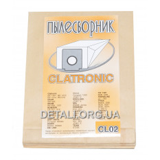 Мешок пылесоса универсальный одноразовый Clatronic (94*113 / d50 мм / 5шт)