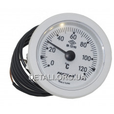 Термометр котла Pakkens (D52 мм / 0-120 ° C з капіляром)