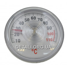 Термометр котла (D56 мм / 10-110 °C / на клейкой основе)