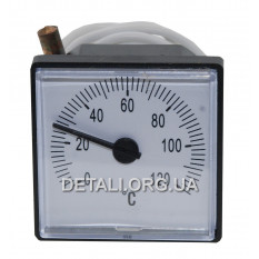 Термометр котла SD Plus (45х45 мм / 0-120°C з капіляром)