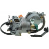 Карбюратор генератора двигуна 188F 5.0 kWt + газовий редуктор.