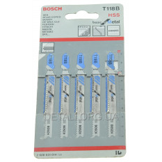 Пилка Bosch T118B 5шт по металлу 2608631014