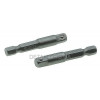 Перехідник з Hex 1/4 на квадрат 1/4 під шуруповерт CR-V уп.2шт INTERTOOL VT-0234