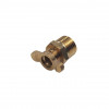 Клапан сливной латунный для компрессоров 1/4 вентиль (барашек) INTERTOOL PT-5021