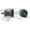 Електродвигун у зборі (якір+статор) генератора 168F (2.0-2.2 kWt)