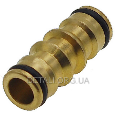 Соединитель латунный на коннектор 1/2*1/2 STORM INTERTOOL GE-1205