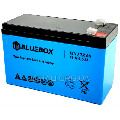 Аккумулятор Bluebox TB-12-7,2-AA