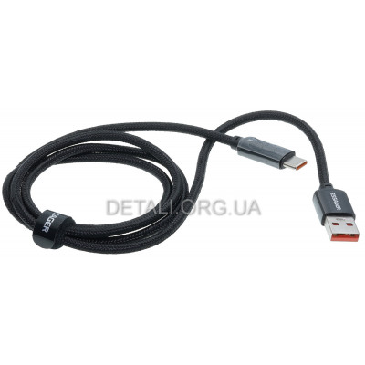 Кабель USB-A to Type-C Essager Display 100W "6A" (ES-XCT-YD01)
