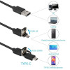 Цифровий ендоскоп Inskam HD 3 в 1 камера USB/micro-USB/Type-C d8мм жорсткий дріт 2 м