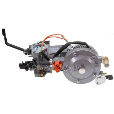 Карбюратор генератора Honda GX390 двигателя 188F/190F мощностью 5-8кВт + газовый редуктор 