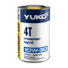 Масло для 4-х тактных двигателей YUKO MASTER SYNT 4T SAE 10W-30 0,6 л канистра жерсть