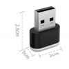 Світлодіодний універсальний міні-ліхтарик USB 5V білий (1шт)