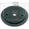 Плита шатуна компрессора Dnipro-M AC-9NL (dвн7*61/h6 мм)