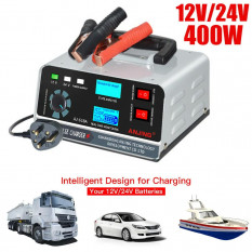 Импульсное зарядное устройство Anjing AJ-618A 12-24В, 220В, 400W 20-40А
