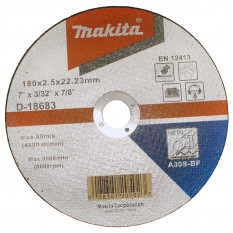 Отрезной диск по металлу Makita 22,23*180*2,5 оригинал d-18683