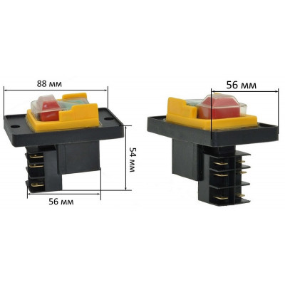 Кнопка дисковой пилы Makita MLT 100 оригинал JM27000443