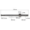Шток КПП мотоблоку 175N/180N(7/9Hp) (L - 236 мм)