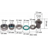 Боек перфоратора Bosch PBH 2-22 в сборе аналог 1617000529+1613124077
