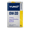 Масло YUKO MAX SYNTHETIC SAE 0W-20 API SN 4л канистра жерсть