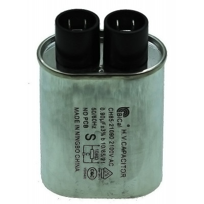 Конденсатор BiCai CH85-21090 для микроволновой печи 0.90 мкФ 2100V (клеммы 3+3)