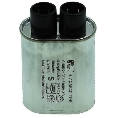 Конденсатор BiCai CH85-21092 для микроволновой печи 0.92 мкФ 2100V (клеммы 2+2)