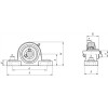 Підшипник BBC-R UCP210 d50 Латвія