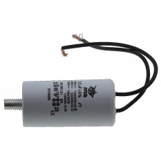 Конденсатор JYUL CBB-60L 3,5мкф - 450 VAC болт + провода (30*59 mm)