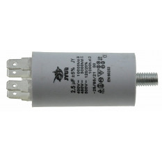 конденсатор JYUL CBB-60M 2,5мкф - 450 VAC болт + клеми(30*57 mm)