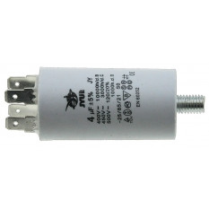 конденсатор JYUL CBB-60M 4мкф - 450 VAC болт + клеми(30*57 mm)