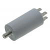 Конденсатор JYUL CBB-60M 6мкф - 450 VAC болт + клеми (30*57 мм)