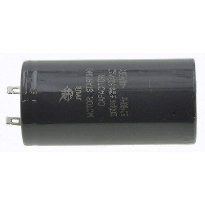 Конденсатор JYUL CD-60 200мкф - 300 VAC Пусковой - 50Hz. (50*101 mm)