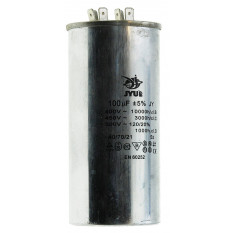 Конденсатор JYUL CBB-65 100мкф - 450 VAC алюминий (60*131 mm)