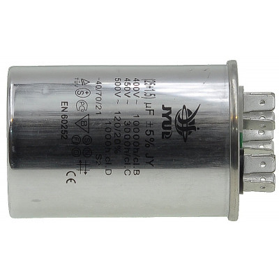 Конденсатор JYUL CBB-65 25+1.5мкф - 450 VAC алюминий (50*75 mm)