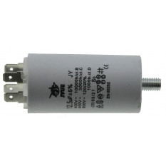 конденсатор JYUL CBB-60M 12.5mkf - 450 VAC болт + клеми(34*66 mm)