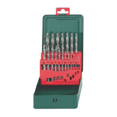 Набор сверл по металлу Metabo HSS-G Promotion 19 предметов