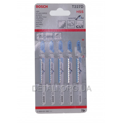Пилка Bosch T227D 5шт по металлу 2608631030