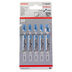 Пилка Bosch T118BF 5шт по металу 2608634503