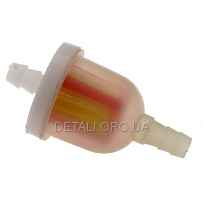 Фільтр паливний VJ Parts d6*D26*L52/27 циліндричний з паперовим елементом "MANLE"