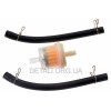 Фільтр паливний VJ Parts комплект d6*D29*L53/28 циліндричний з паперовим елементом+магніт "MANLE"