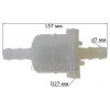 Фільтр паливний VJ Parts d7*D27*L57/27 циліндричний з паперовим елементом "KМ"